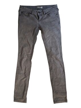 Free People Gray Slim Stretch Pants